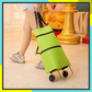 ⏰Last Day Promotion Only £7.99 ‼️🛒2-in-1 Foldable Shopping Cart✨Portable Lightweight Grocery Trolley