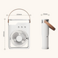 🔥SUMMER HOT SALE £18.99!!⚡0K+ SOLD!🧊❄️Portable Air Conditioner – Triple‑nozzle mist + fan, ice‑compatible for extra chill. 200ml tank, 7 colours, 5 speeds. Your personal summer oasis! 💨✨-Q
