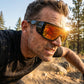 Protective Cycling Sunglasses with Wide Vision