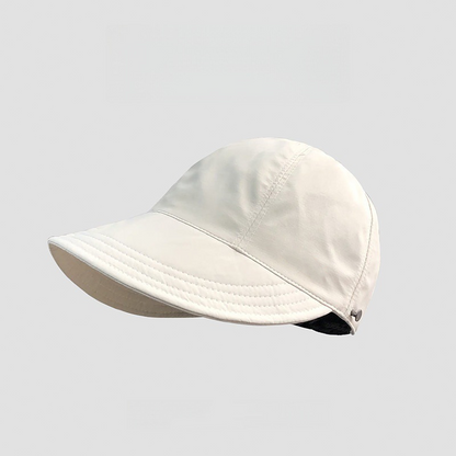 ⏳LAST DAY SALE: ONLY ￡11.99!!🎁✨Women’s UPF 50+ Elegant Foldable Sun Hat – Wide-Brim Cotton Bucket Hat with Neck Flap & Adjustable Strap 🌞🇬🇧