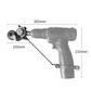 🔩⚡ Sheet metal cutter – drill-compatible, sharp cuts, durable & versatile!