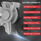 🔩⚡ Sheet metal cutter – drill-compatible, sharp cuts, durable & versatile!