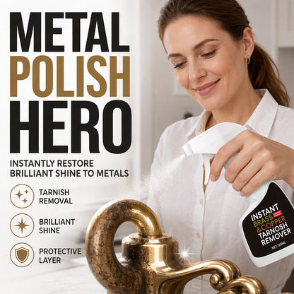 ✨Hot Sale -Buy 2 Get 1 Free✨Instant Brass Tarnish Remover Spray