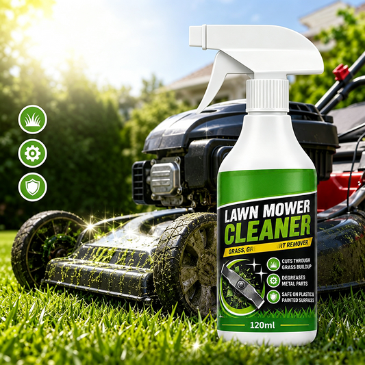 💥LAST DAY SALE ONLY ￡7.99!!♻️Chicssleek® Fast Acting Lawn Mower Cleaner Spray – Foaming Formula Dissolves Grease & Grass – Ideal for Metal, Plastic & Painted Parts 🌿🛠️
