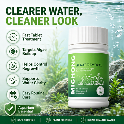 ✨🐟LAST DAY SALE 70% OFF!!💧💧Chicssleek® Fast-Acting Aquarium Algae Remover Tablets