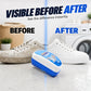 All-in-One Shoe Cleaning Brush with Built-In Cleaner