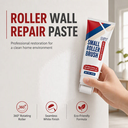🥳2026 HOT SALE🥳💞50K+ SOLD! 🧱🖌️ 56% OFF! Waterproof Wall Repair Paste with Roller – 300g DIY cream, quick fix cracks, stains & peeling. Safe & easy! 🏠✅